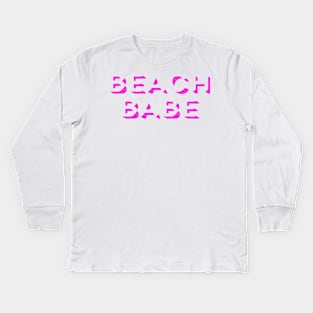 Beach Babe Kids Long Sleeve T-Shirt